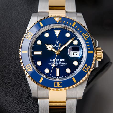 rolex submariner two tone blue 2023